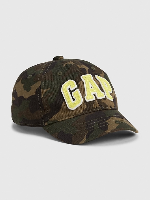 View large product image 1 of 1. Toddler Camo Gap Logo Baseball Hat