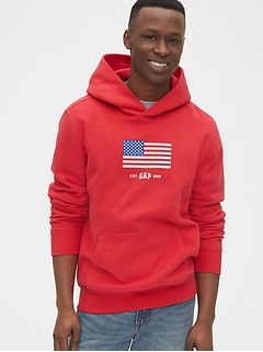 gap hoodie maroon