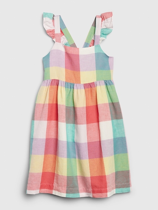 Image number 1 showing, Kids Flutter Plaid Dress