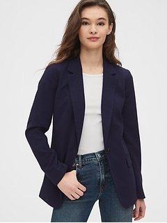 gap houndstooth blazer