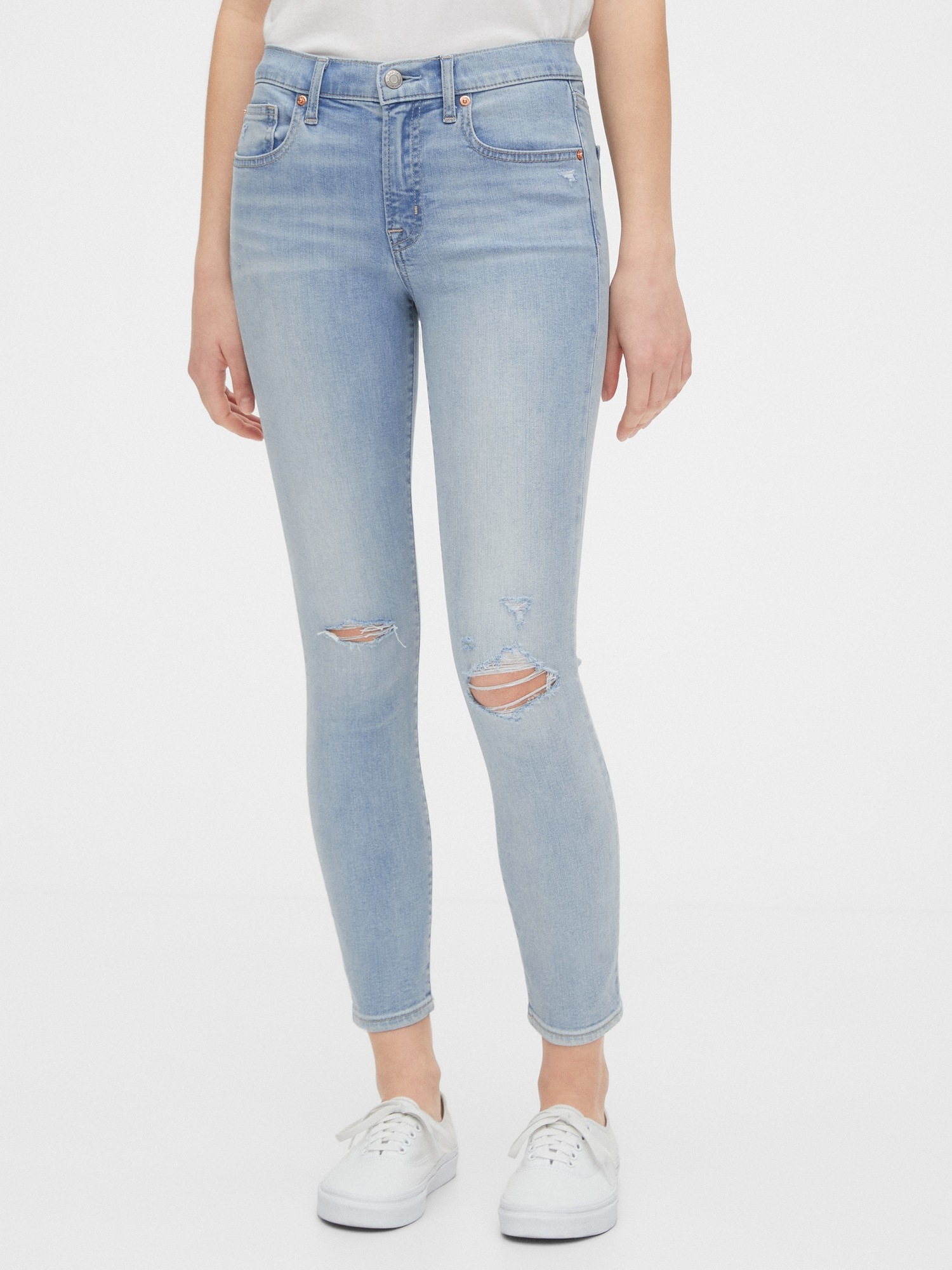 mid ankle jeans
