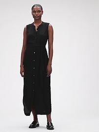 gap maxi shirt dress