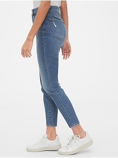 gap destroyed jeans