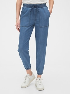 gap girlfriend utility joggers