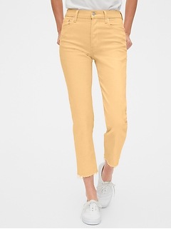 gap yellow jeans