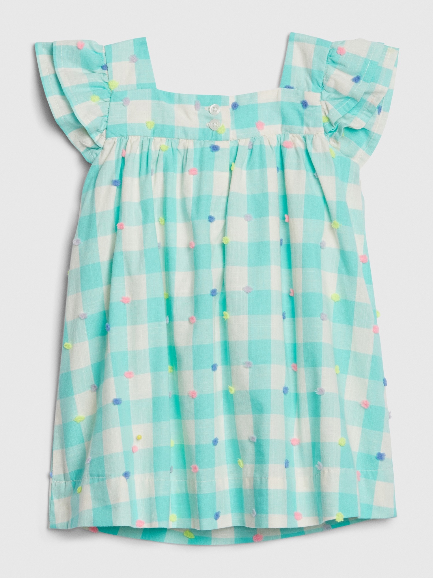 Baby Swiss-Dot Flutter Dress | Gap