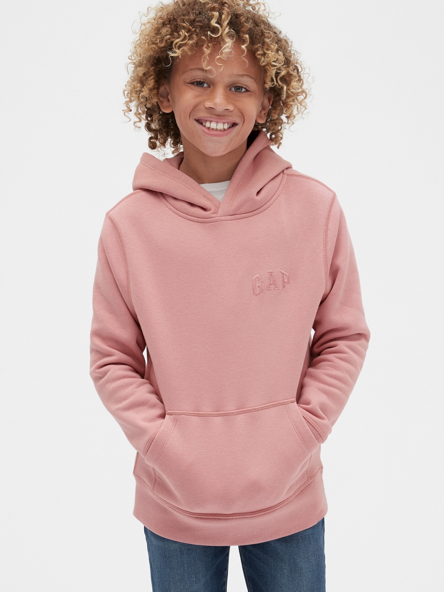 Kids gap logo hoodie sweatshirt hot sale