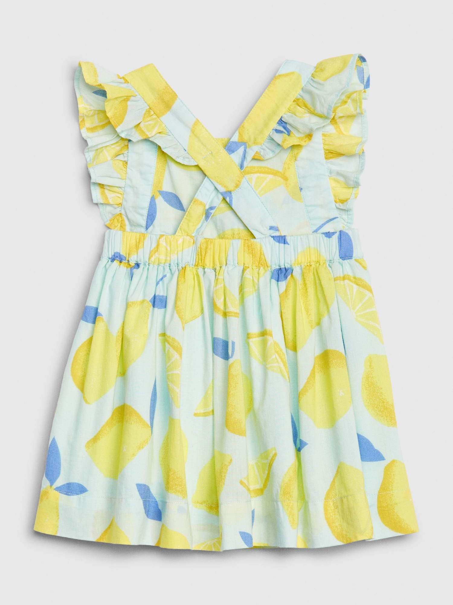 Baby Lemon Print Apron Dress | Gap