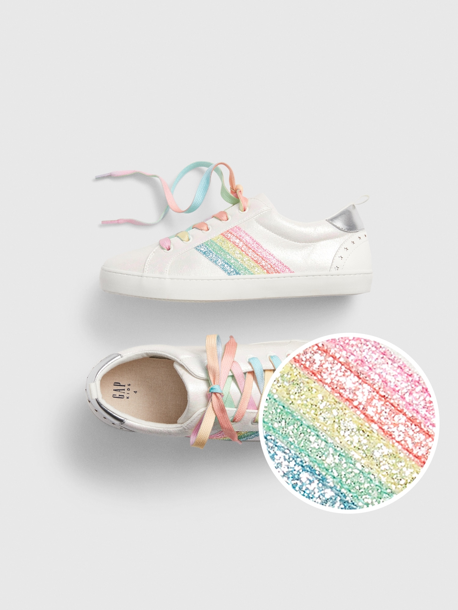 Kids Rainbow Stripe Sneakers | Gap