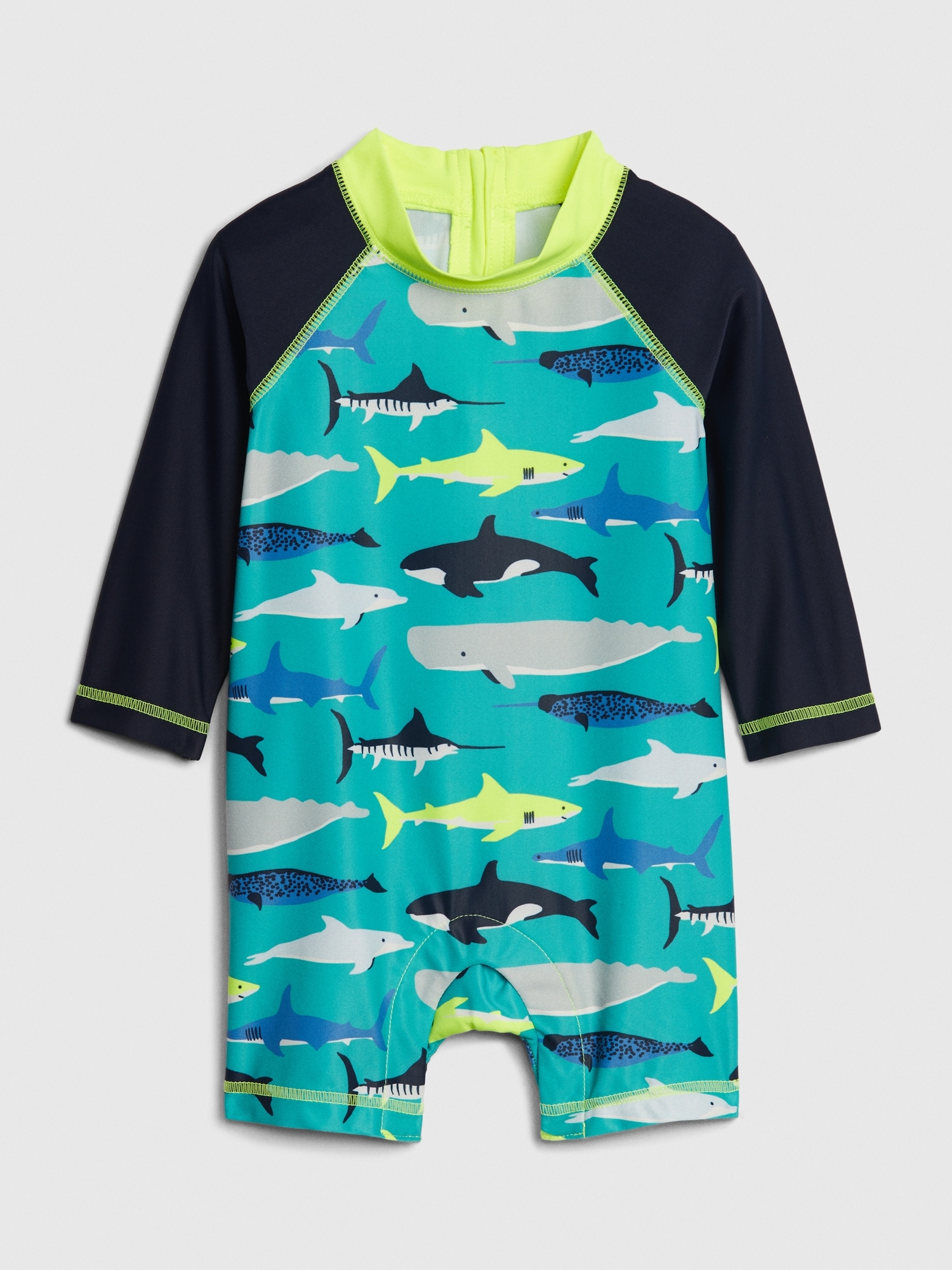 Baby shark 2025 rash guard