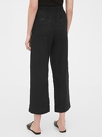 gap wide leg linen pants