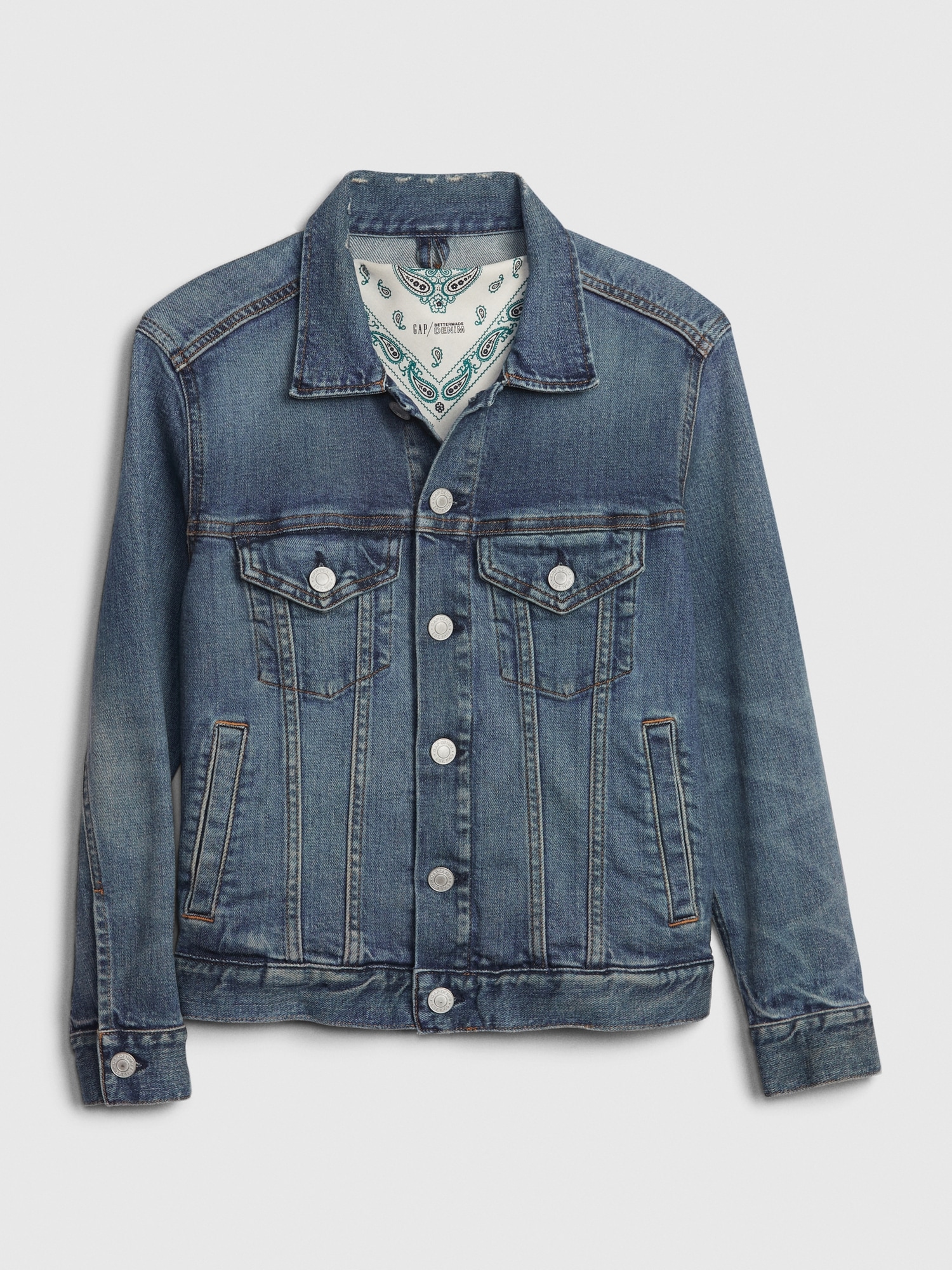 Gap denim deals jacket kids