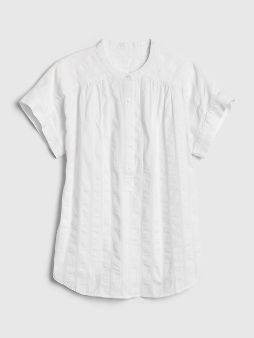 Image number 6 showing, Shirred Popover Shirt