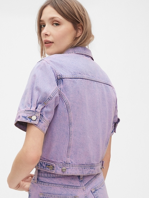 Image number 2 showing, Cropped Icon Denim Jacket