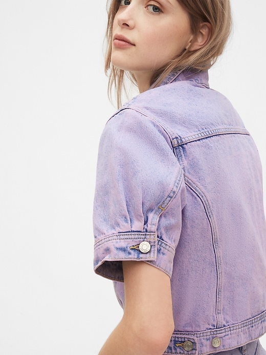 Image number 5 showing, Cropped Icon Denim Jacket