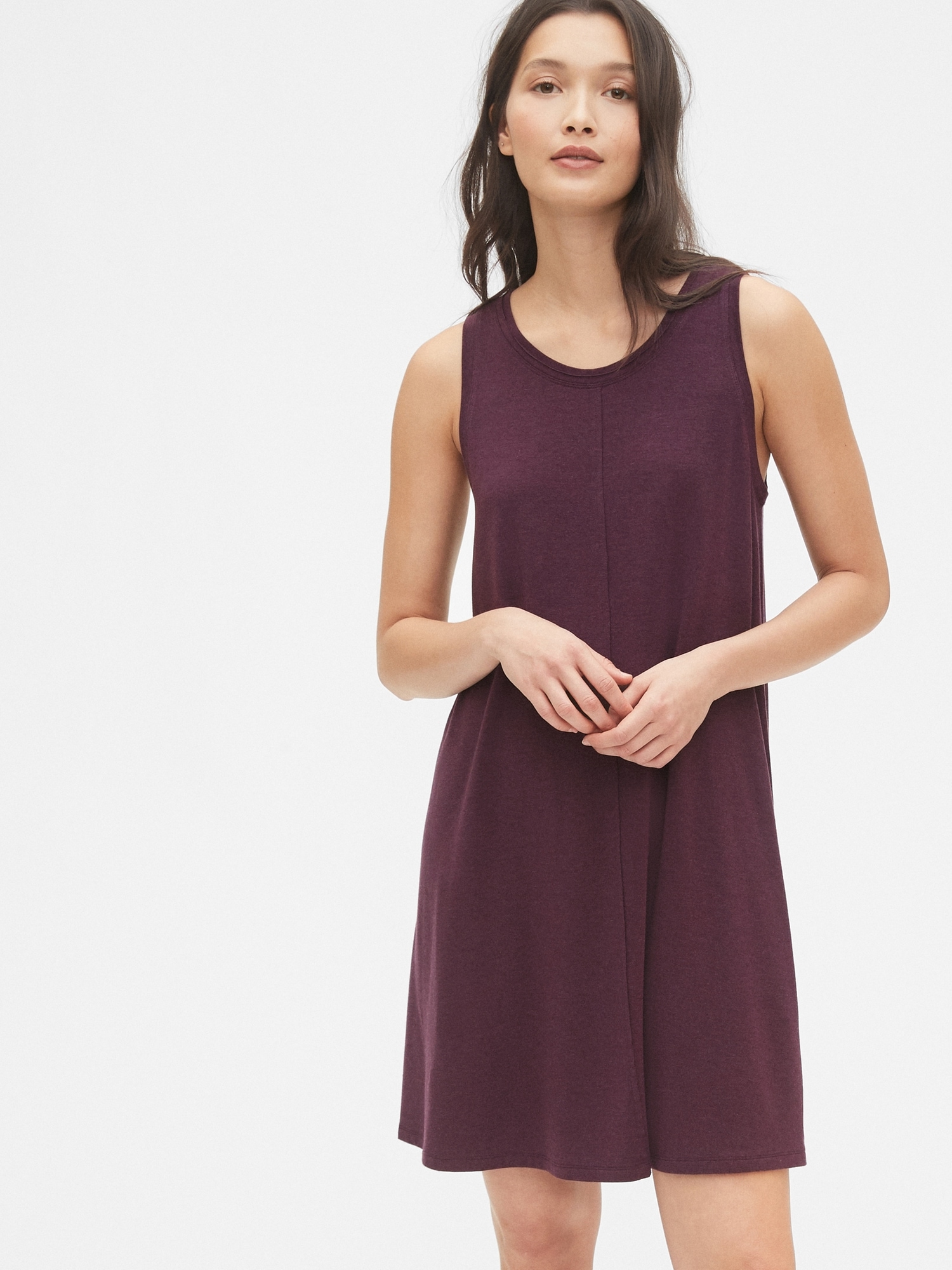 Gap sleeveless swing clearance dress