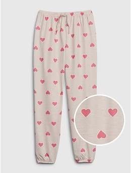 Kid Heart Pull-On Fleece Pajama Pants