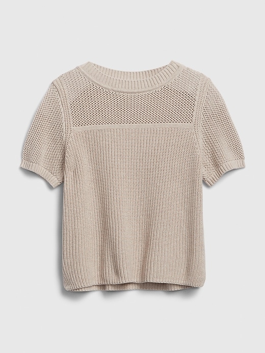 Image number 6 showing, Boxy Short Sleeve Crewneck Sweater