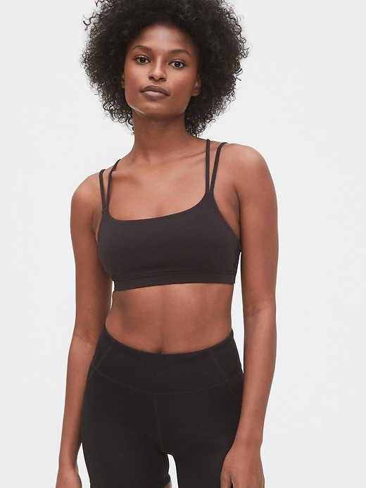 Tomboyx Sports Bra, Low Impact Support, Wirefree Athletic Strappy Back Top,  Womens Plus-size Inclusive Bras, (xs-6x) Black Small : Target