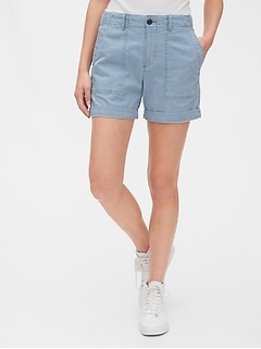 gap khaki shorts womens