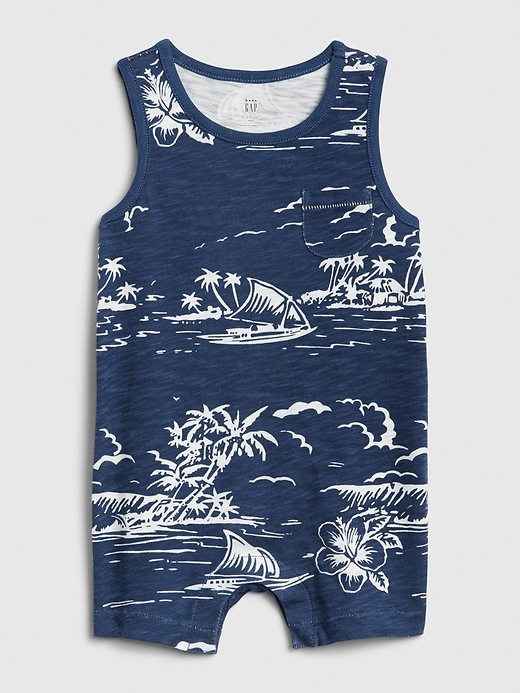 Baby Tank Print Shorty | Gap