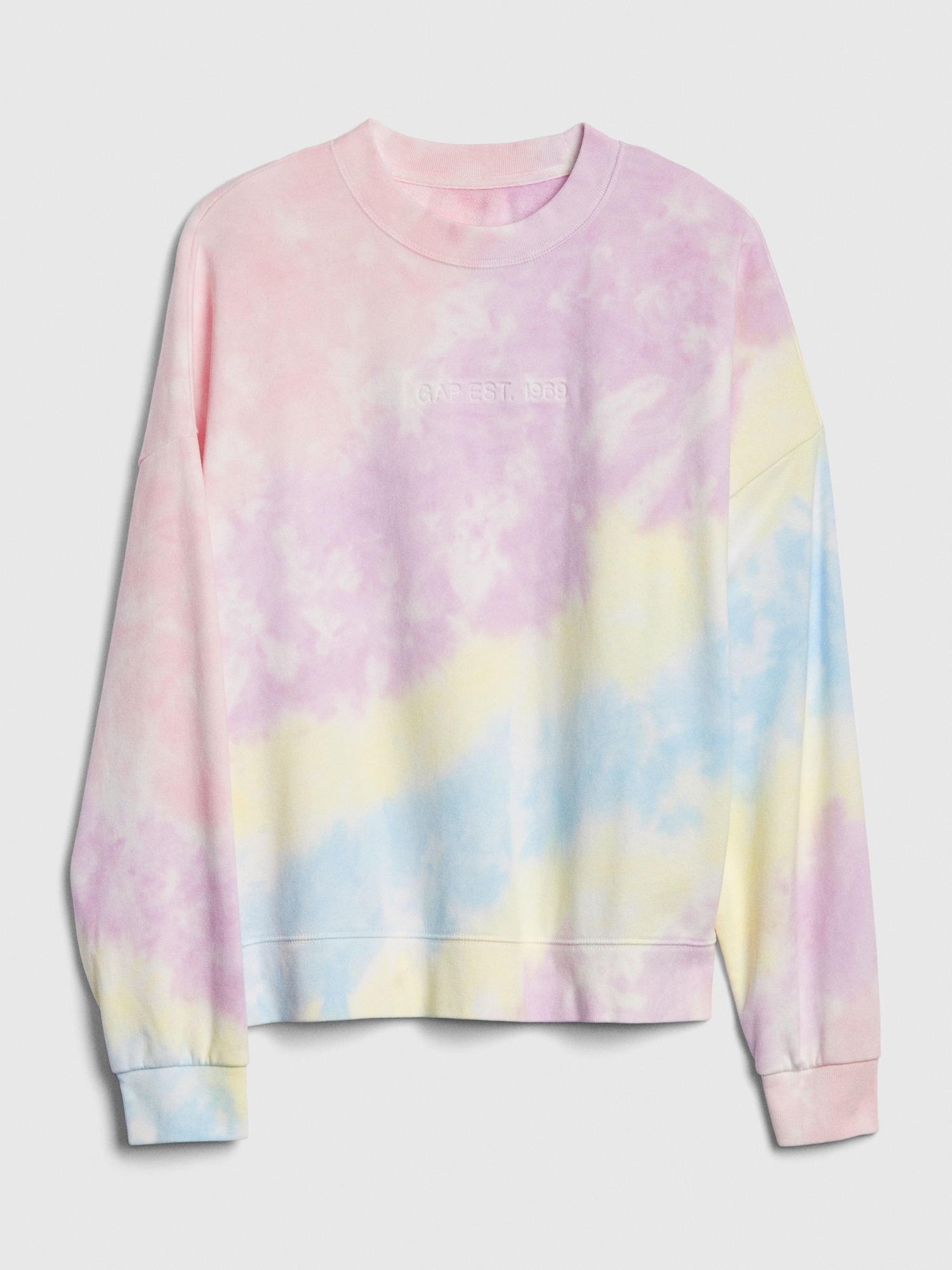 Gap pink tie dye sweatshirt hot sale