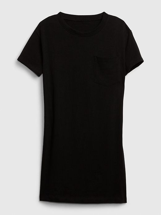 Image number 2 showing, Easy Short Sleeve Pocket T-Shirt Dress