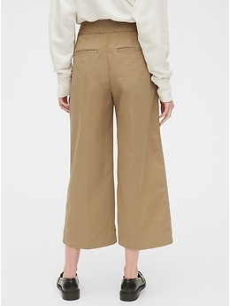 gap wide leg khakis