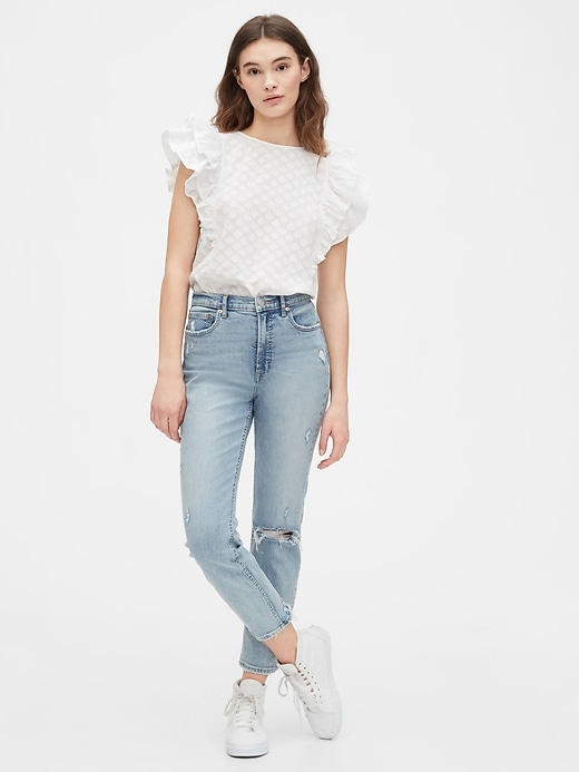 Image number 3 showing, Ruffle Sleeve Top