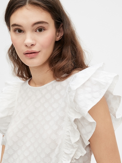 Image number 5 showing, Ruffle Sleeve Top