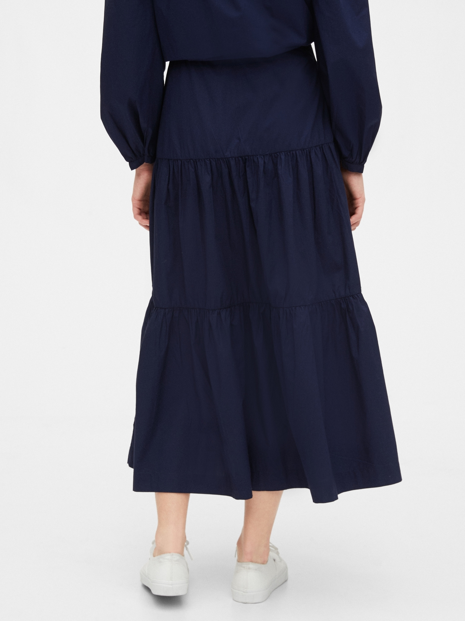 gap tiered maxi dress