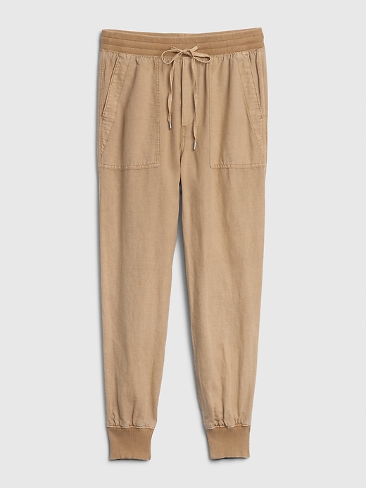 Image number 6 showing, Utility Joggers in Linen-Cotton