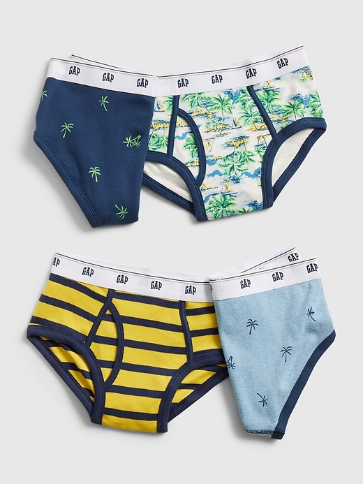 View large product image 1 of 1. Kids Tropical Briefs (4-Pack)