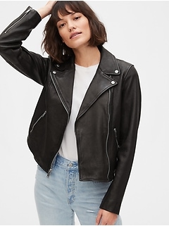 gap leather jacket mens