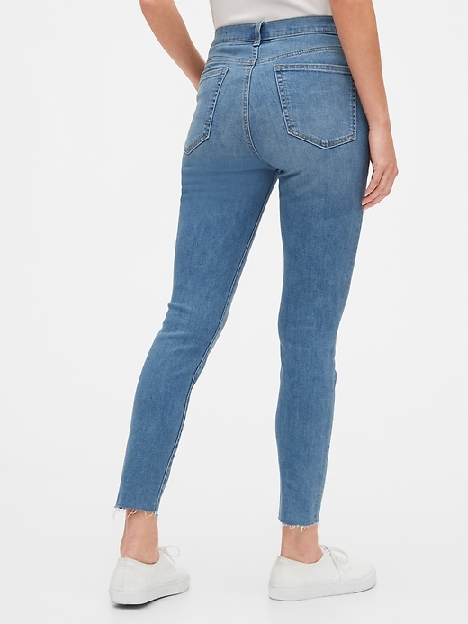 High Rise True Skinny Ankle Jeans with Secret Smoothing Pockets | Gap