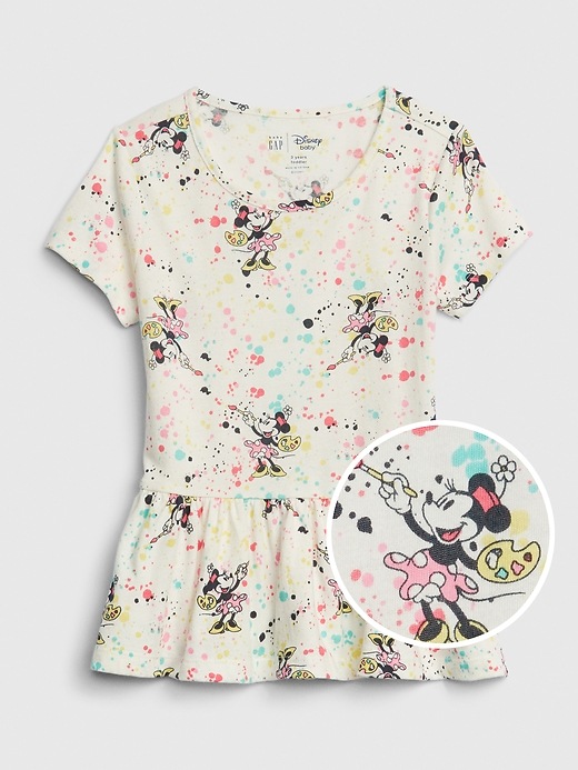 Image number 1 showing, babyGap &#124 Disney Minnie Mouse Tunic Top