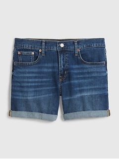 gap girls denim shorts