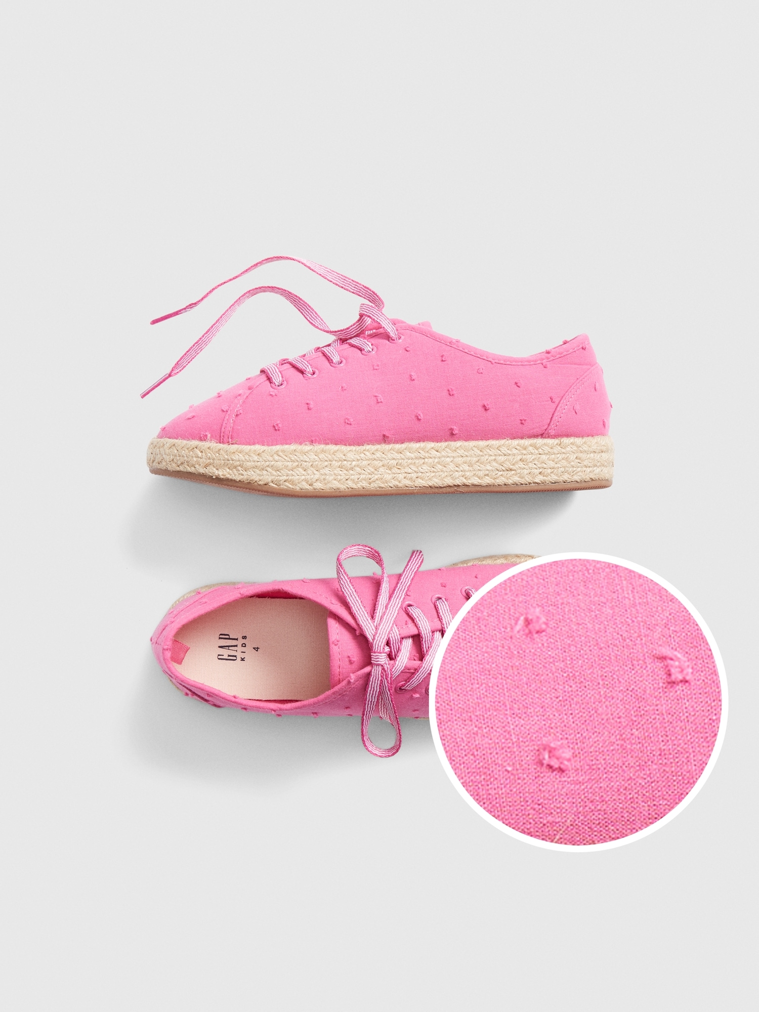 pink espadrille sneakers