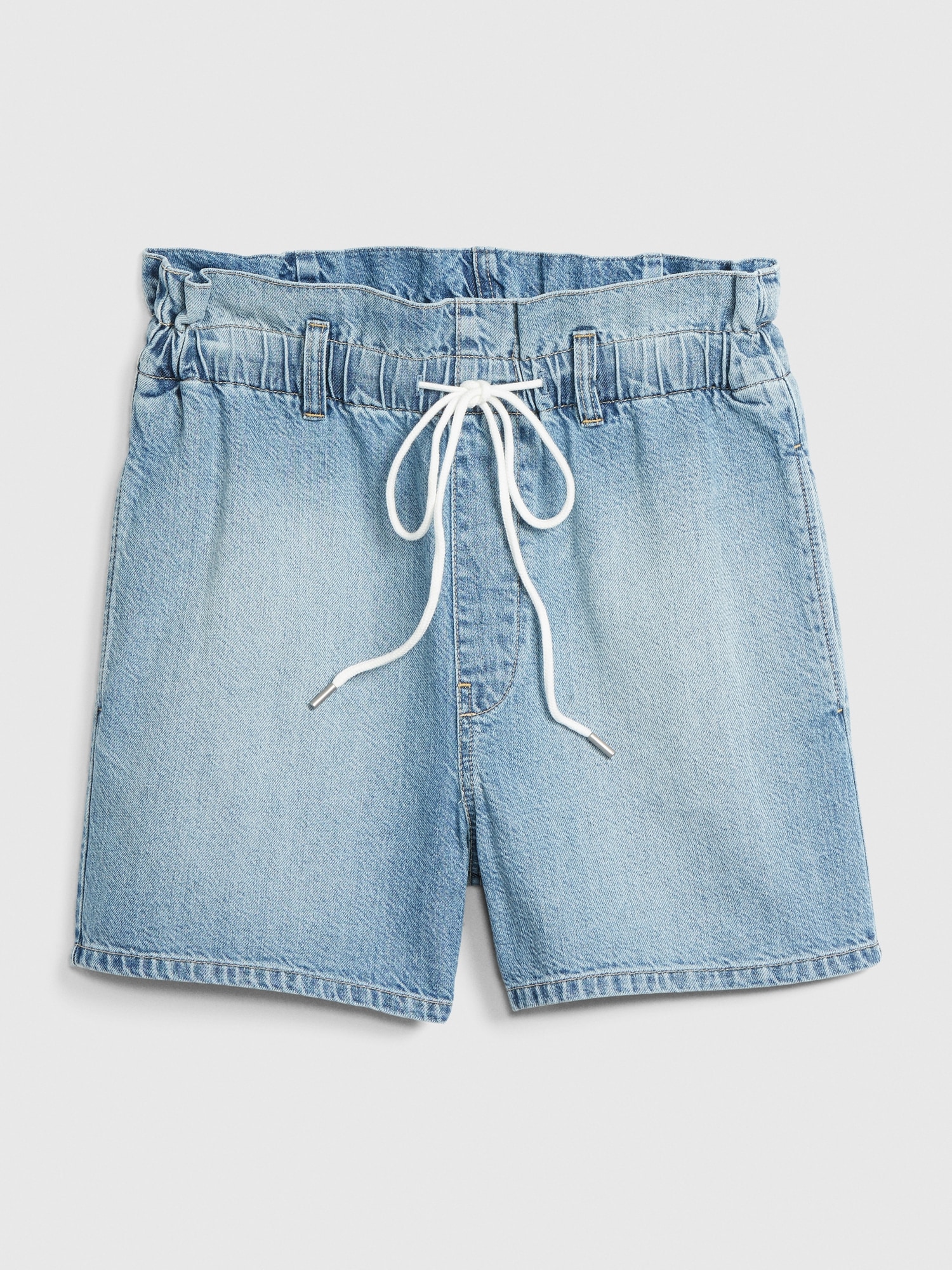 Paperbag Pull-On Denim Shorts | Gap