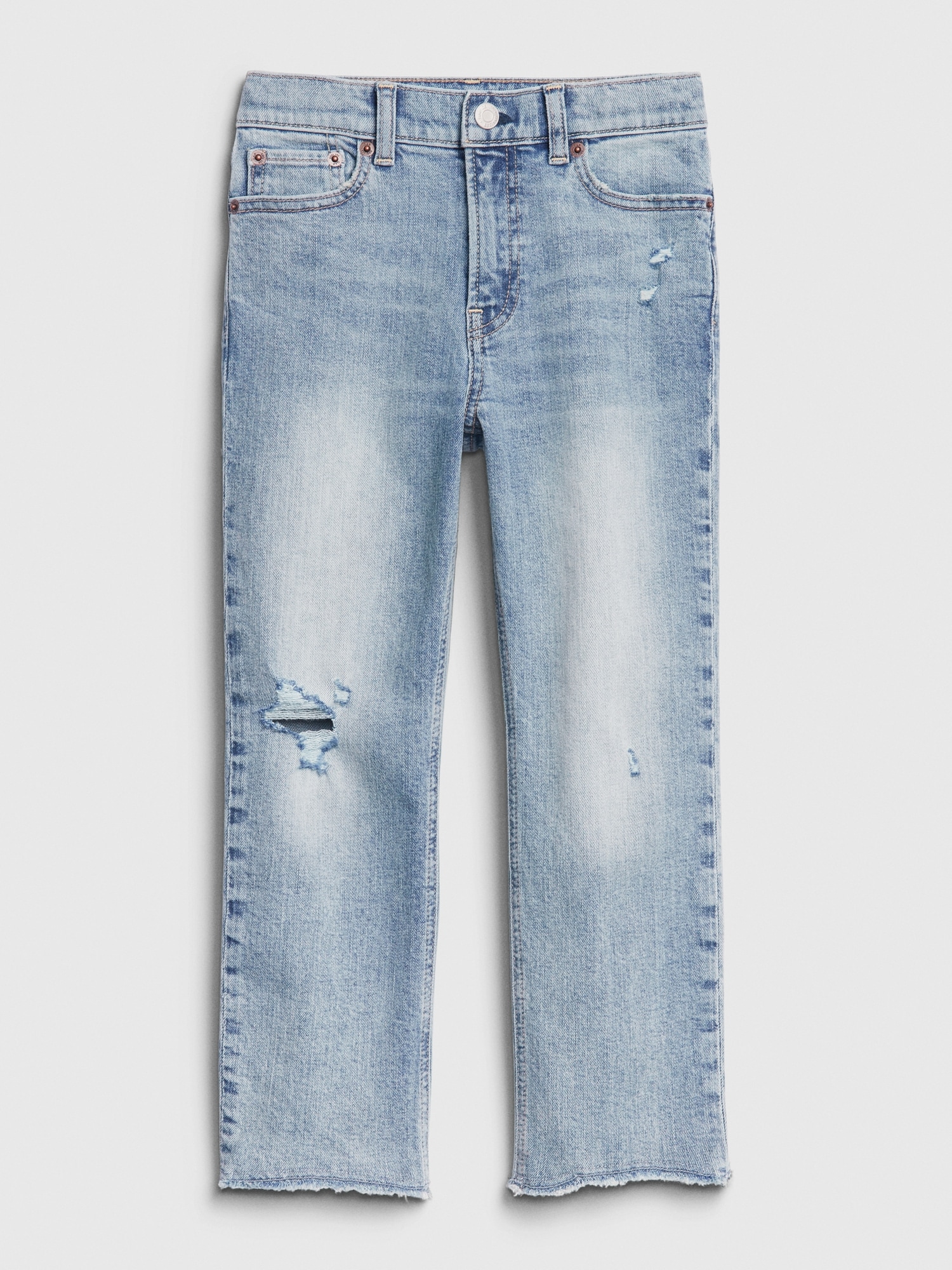 High Rise Cheeky Straight Jeans