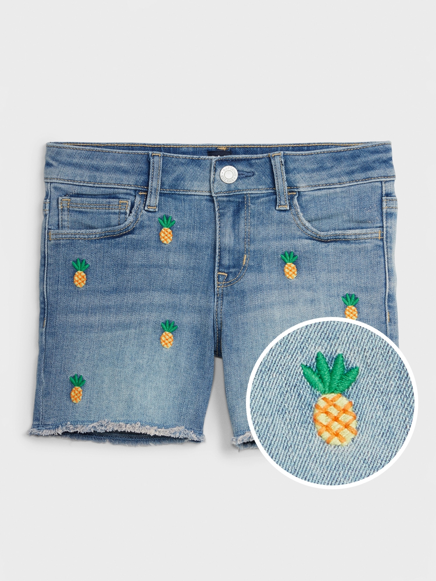 My Favorite Denim Shorts for Mid-Size Girls - Thrifty Pineapple