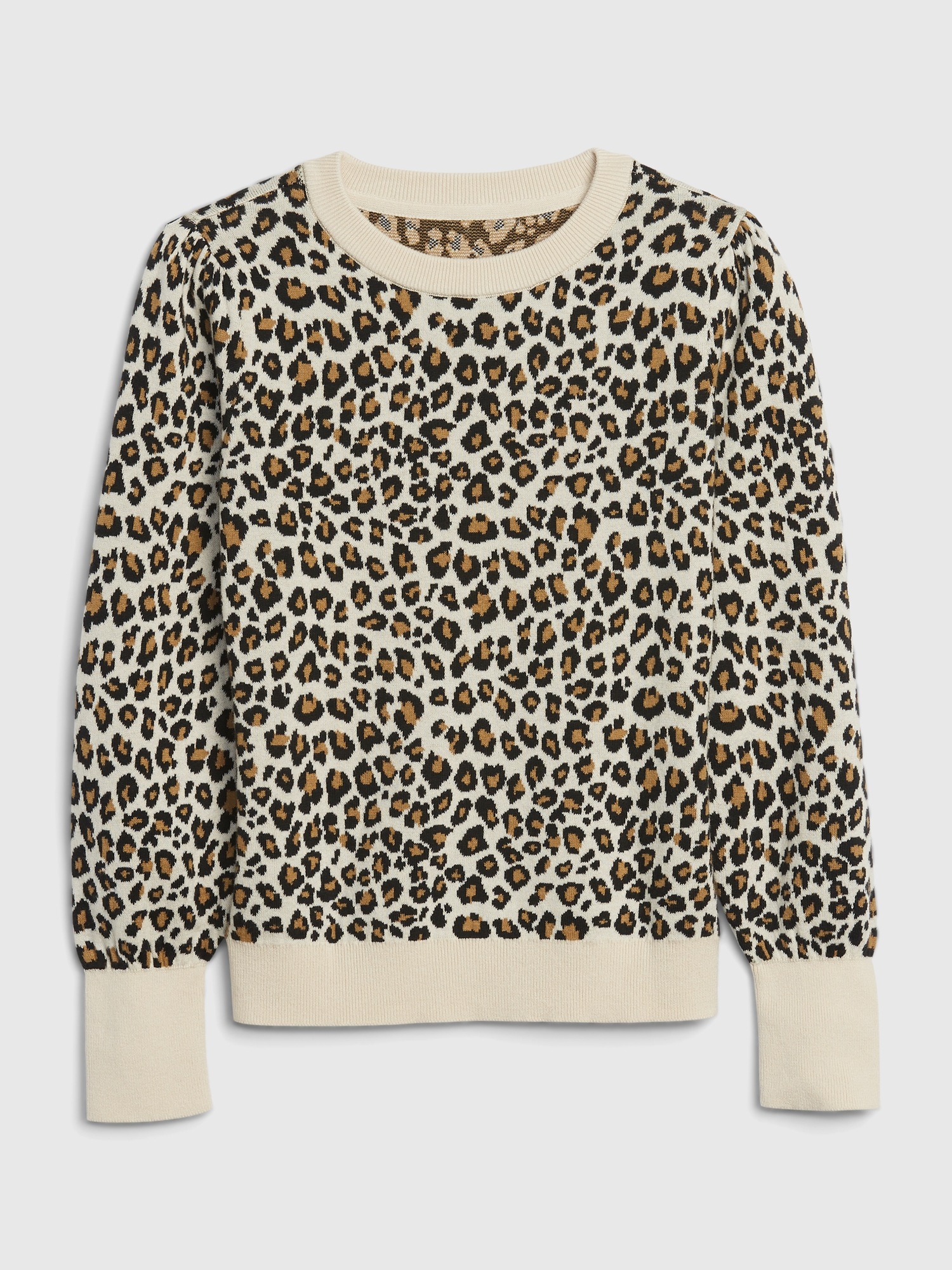 Gap leopard clearance sweater