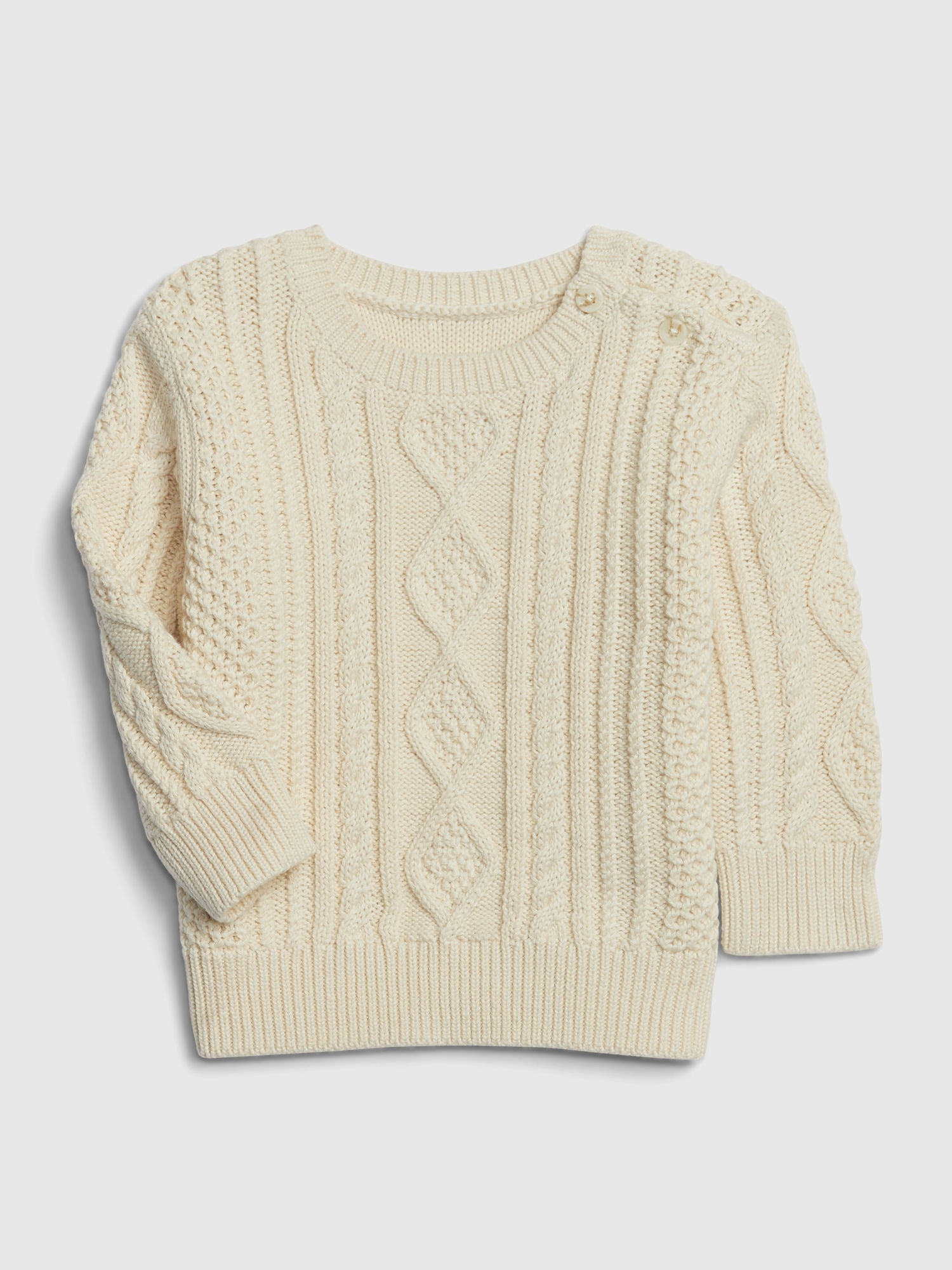 baby cable knit jumper