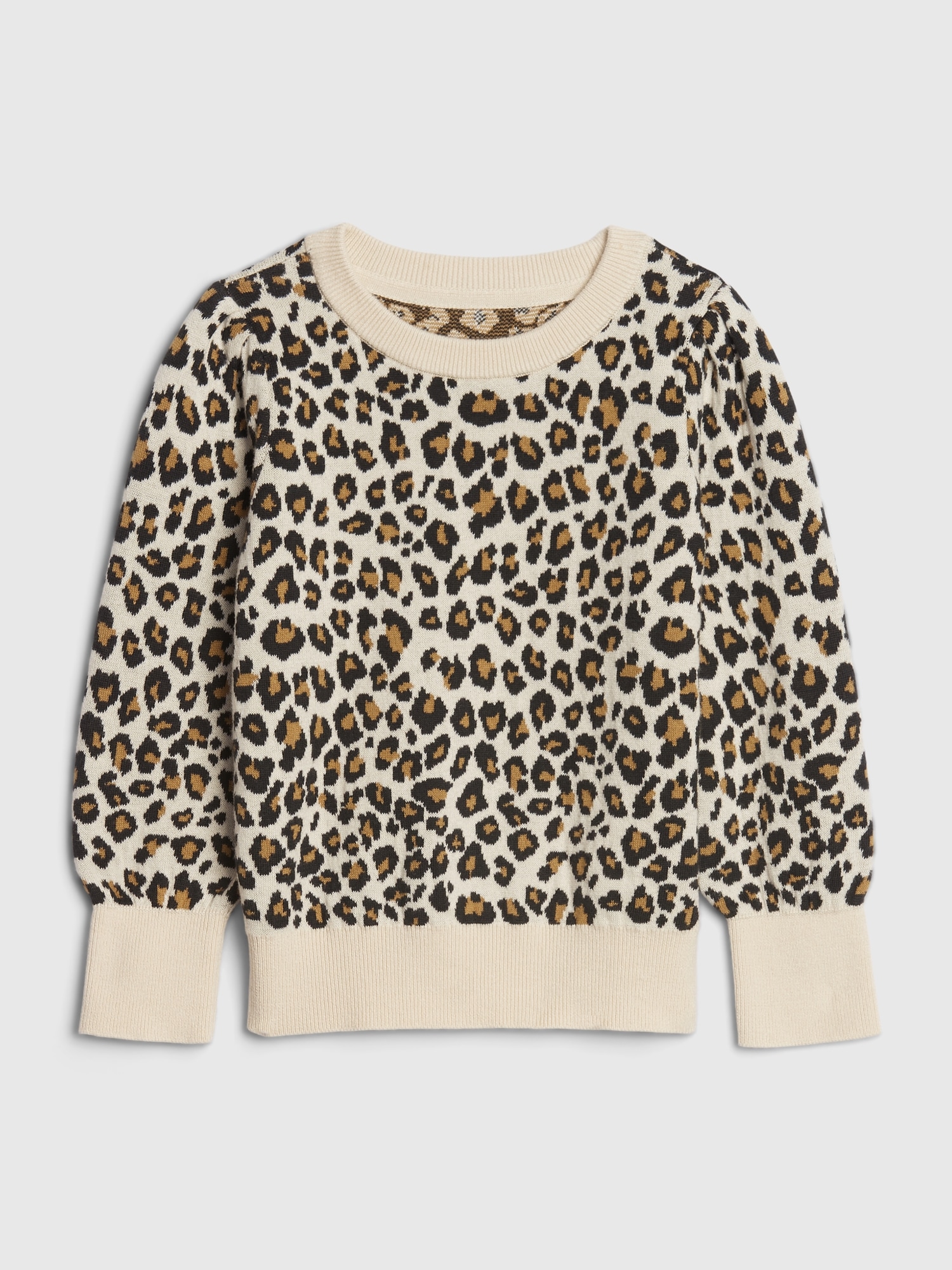 Girls leopard print outlet sweater