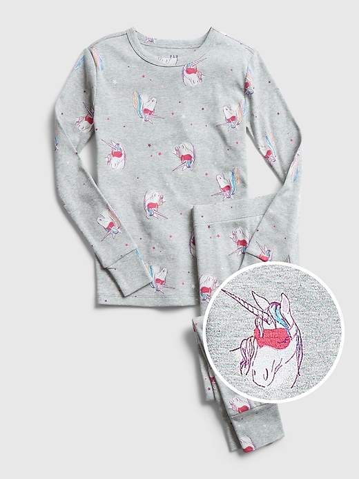 GapKids Unicorn Long Sleeve PJ Set | Gap