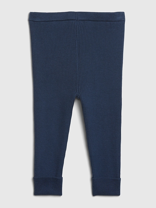 Baby Ribbed Sweater Leggings | Gap