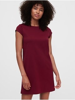 midi cap sleeve dress gap