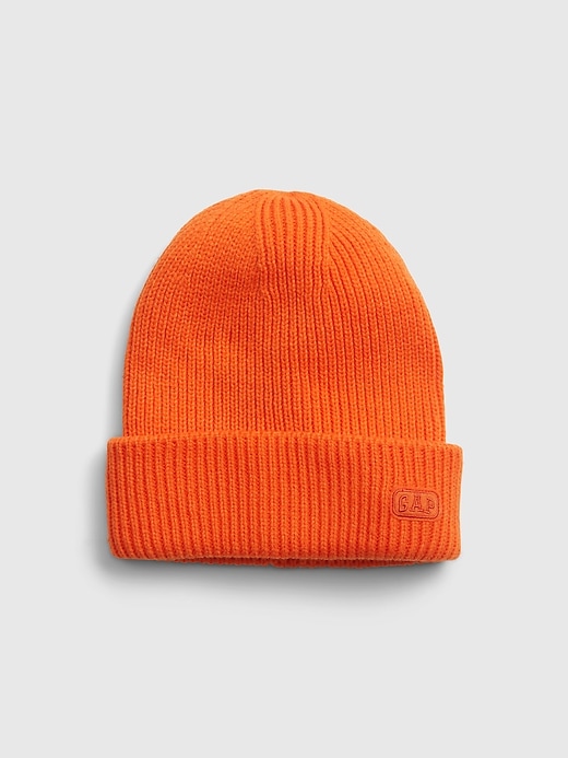 View large product image 1 of 1. Kids Ribbed Beanie