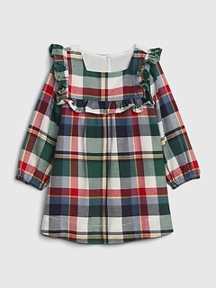 baby gap plaid dress