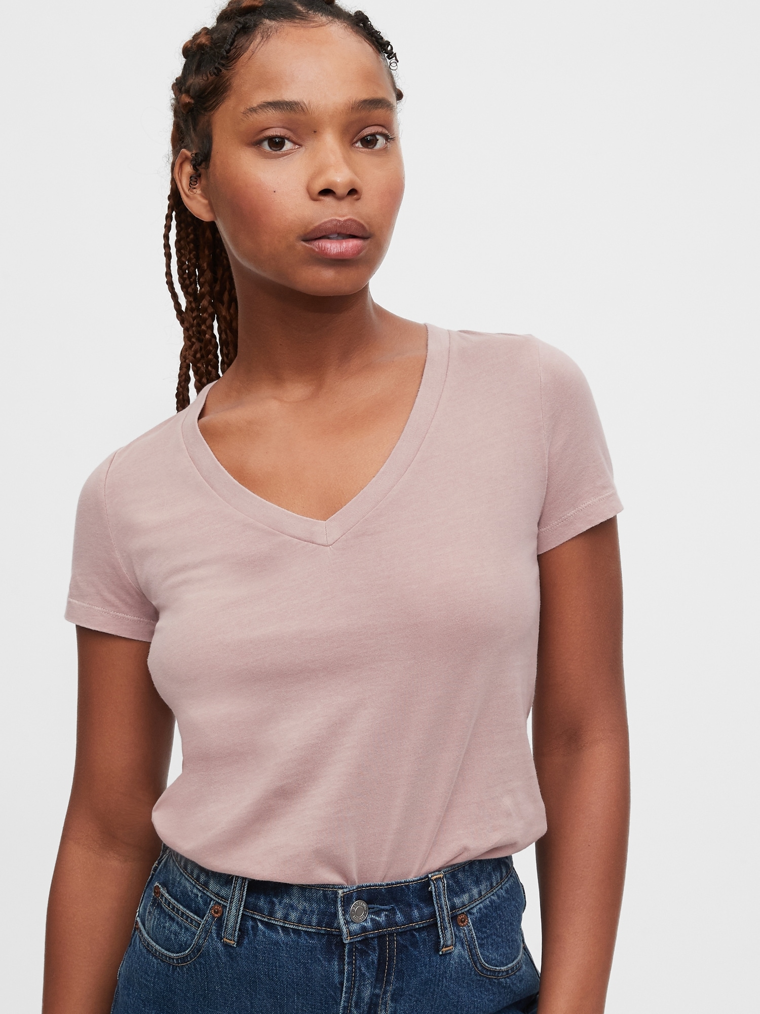 Gap vintage wash v outlet neck t shirt